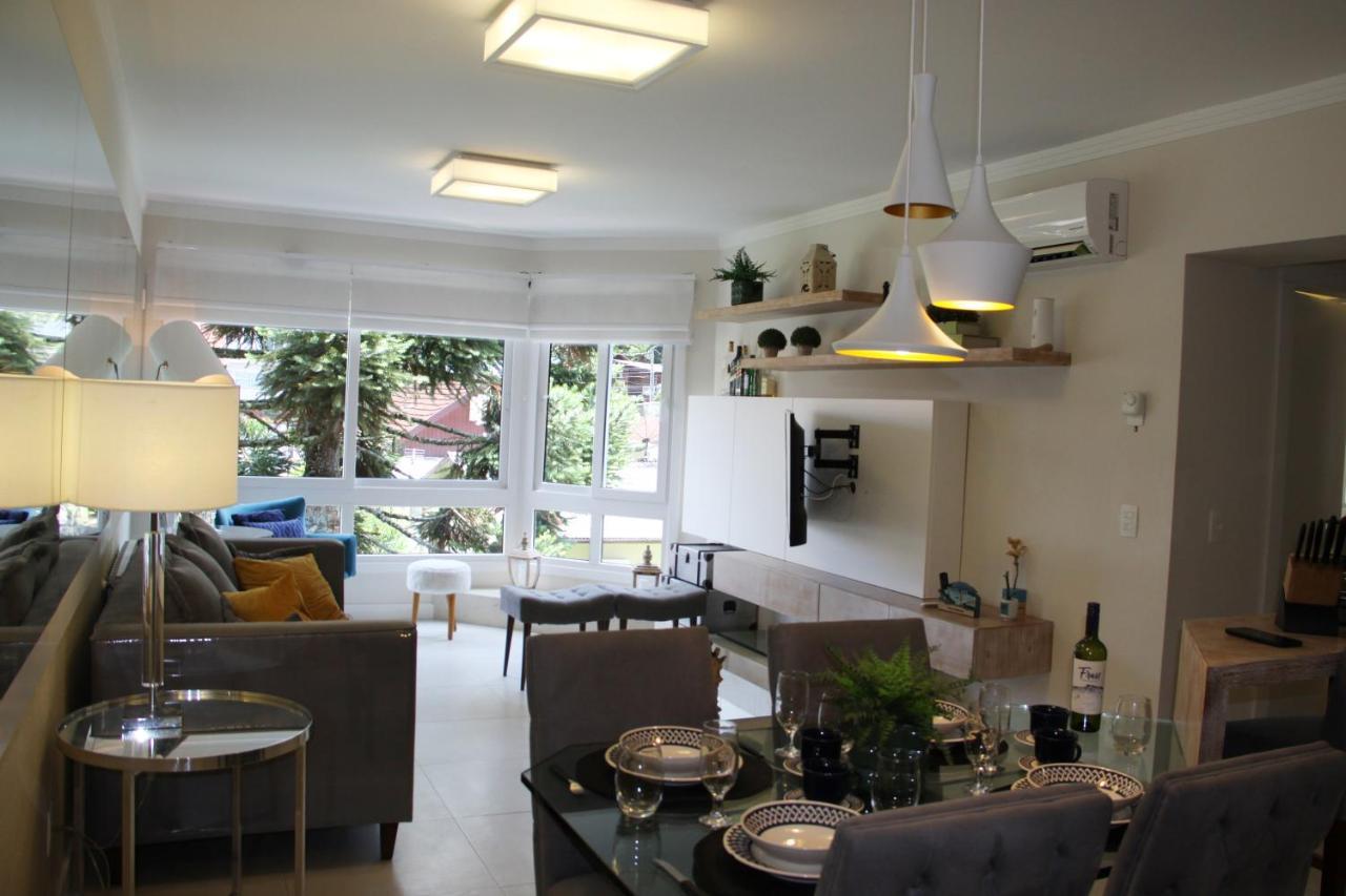Apartamento No Centro De Gramado Appartamento Esterno foto