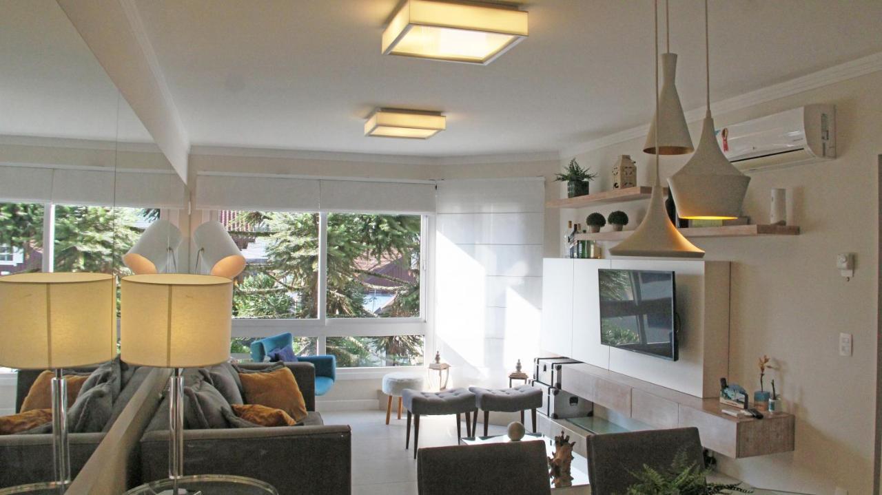 Apartamento No Centro De Gramado Appartamento Esterno foto