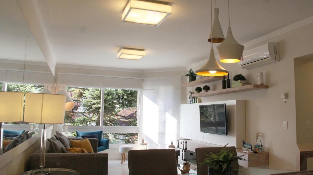 Apartamento No Centro De Gramado Appartamento Esterno foto