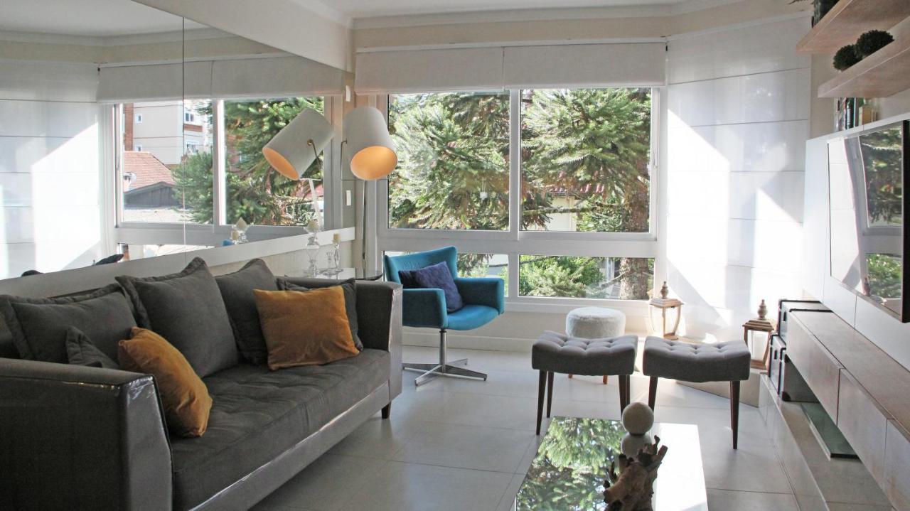 Apartamento No Centro De Gramado Appartamento Esterno foto